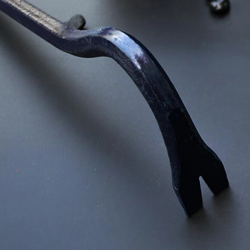 

25/35/45cm Crowbar Staple Round Shank Flat Head Pointed Crowbar Pry Bar Pry Tire Rod Different nail removal or wooden box