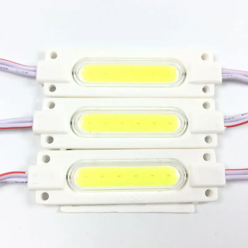 20 штук DC12V COB светодиодный модули 7020 рекламный модуль светящиеся символы, модули для фоновой подсветки IP65 Водонепроницаемый
