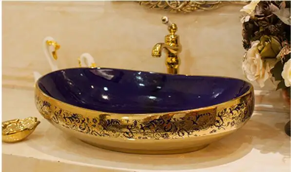 Фарфоровая гардеробная овальная раковина Lavabo столешница для ванной комнаты
