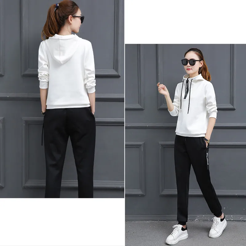 Женский спортивный костюм комплект из двух предметов Женская осенне Весенняя 2019