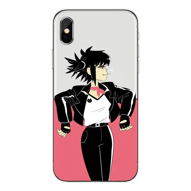 Мягкий силиконовый чехол Gorillaz из ТПУ для iPhone5s SE 6 6s plus 7 7plus 8plus X XS XR Max с мультяшным