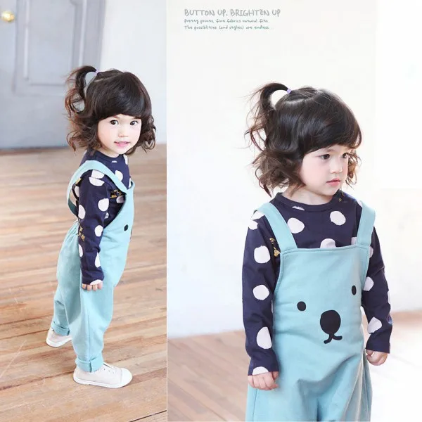 Детская Хлопковая футболка в горошек с длинным рукавом|top girls kids|baby clothingbaby tops |