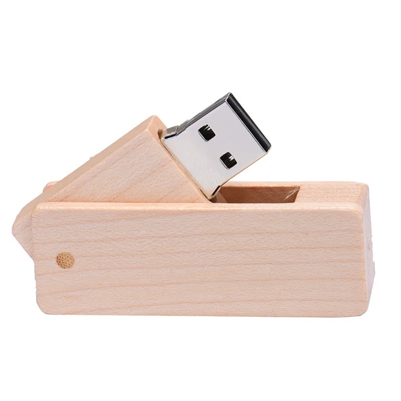 Maple Wood1 JASTER USB 2,0 деревянный квадратный армейский нож Флешка 64 ГБ 32 ГБ 16 ГБ 4 ГБ Usb флеш-накопитель свадебный подарок карта памяти(10 шт. бесплатный логотип - Цвет: Maple Wood1