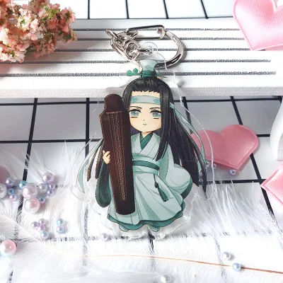 1 шт. Fujoshi Grandmaster of Demonic mo dao zhu shi Weiwuxian Lan Zhan Portachiavi брелок подвеска брелок - Цвет: 7