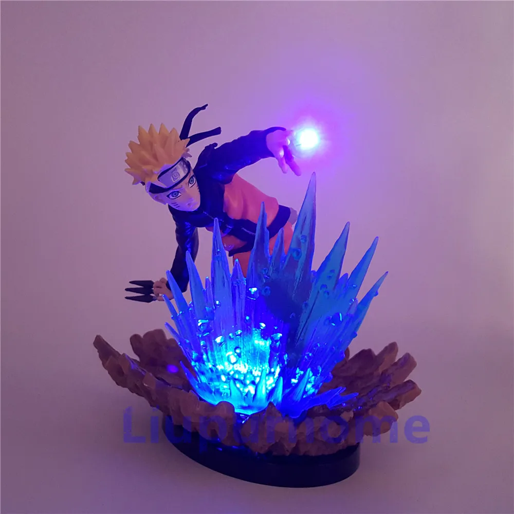 Аниме Наруто Lampara Uzumaki Наруто луминария светодиодный светильник Uzumaki рисунок DIY дисплей ночной Светильник игрушки Настольная лампа Декор