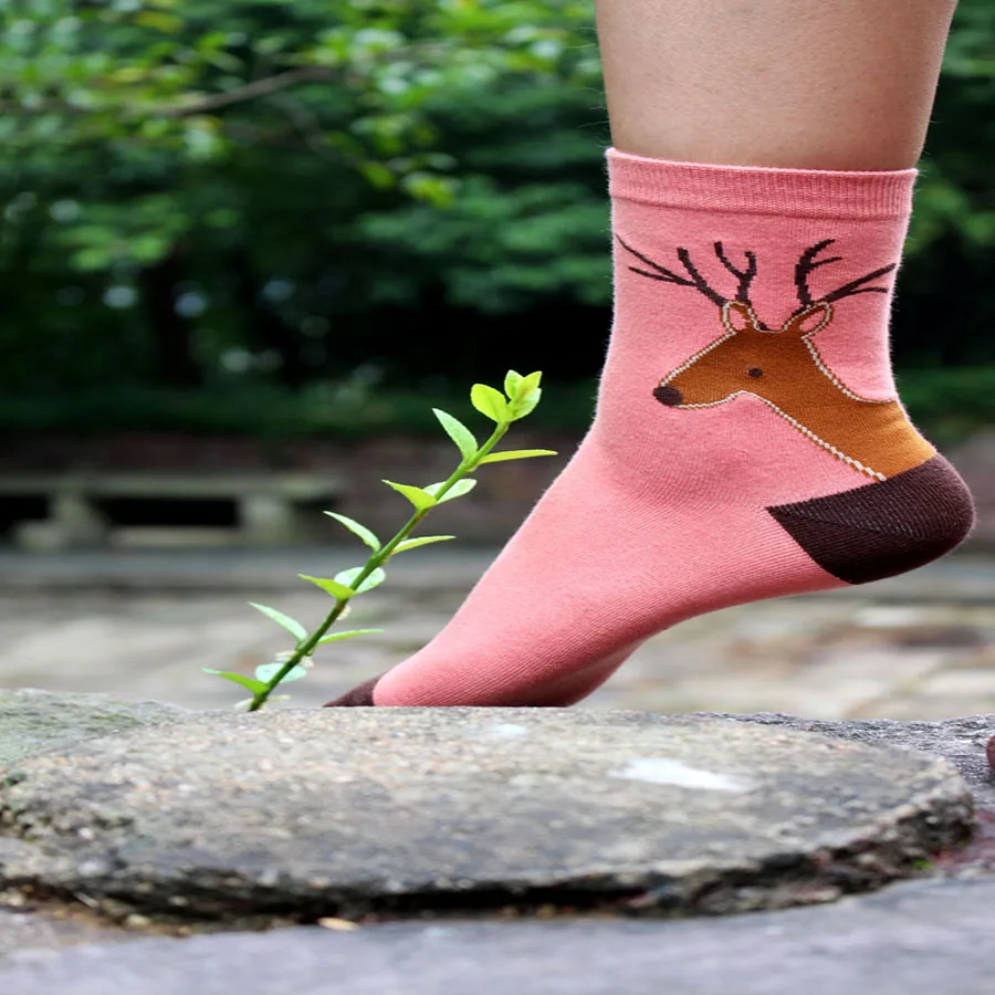 Новинка 2017 модные женские носки большого размера в стиле Харадзюку ретро