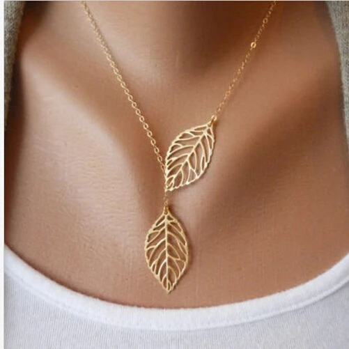 Dazzling Gold Plated/Silver Plated Chain Necklace Cross Leaf Bird Pendant 2015 the most popular jewelry Women | Украшения и