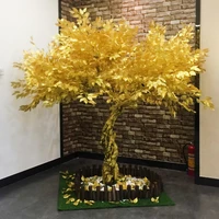 artificial tree artificial banyan tree golden wishing tree mall window decorations for the new year