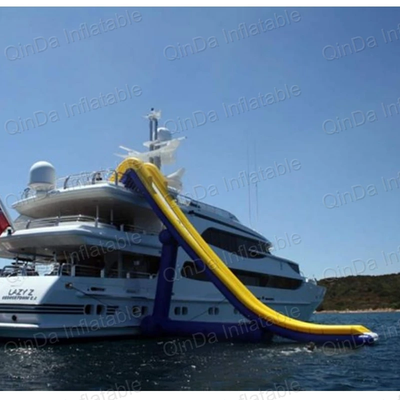 Океан летние игры, надувные Houseboat слайд/гигант ПВХ Yacht плавающей водной горкой
