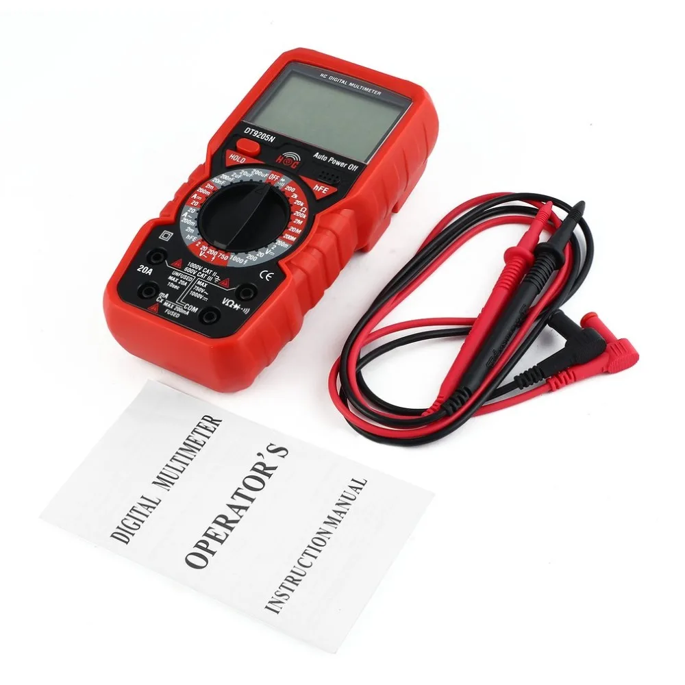 Digital Multimeter 1999 counts Handheld DC/AC Ammeter Voltmeter Ohm Diode Mini Portable Meter Multitester | Инструменты