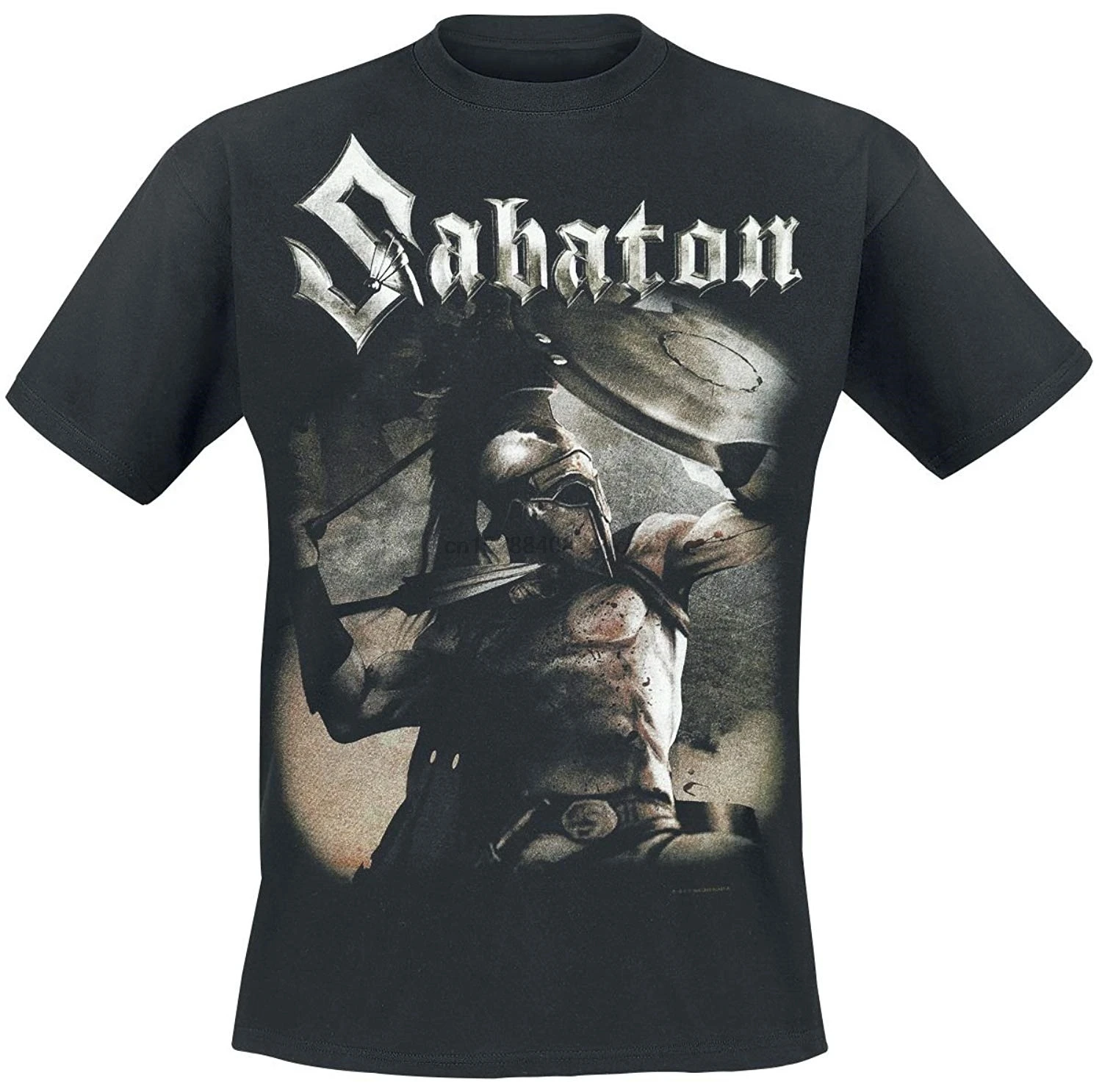Sabaton Спарта футболка Черная новая для мужчин модные футболки Топ с короткими