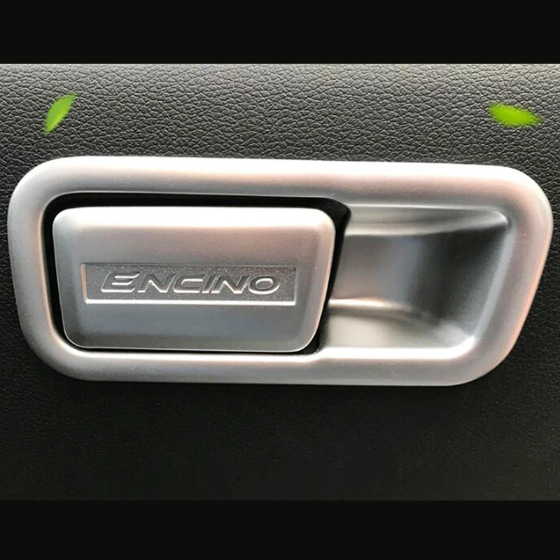 For Hyundai Kona Encino 2018 2019 Accessories ABS Matte/Carbon fibre Car copilot glove Box handle bowl Cover Trim Styling 2pcs | Автомобили