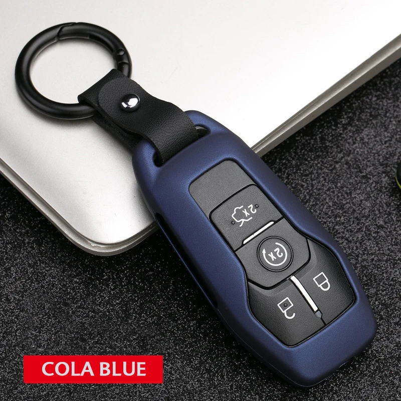 Чехол для ключей из углеродного волокна для Ford Fusion Mondeo F-150 Explorer Edge Fob Shell