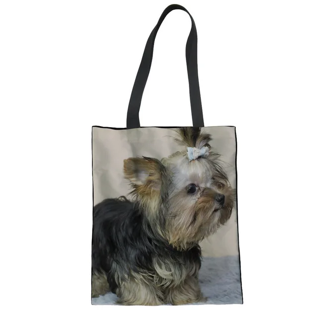 W2832Z22 THIKIN женские матерчатые сумки Tote для девочек модная пляжная сумка для покупок Французский бульдог Печать Топ-ручка сумки женские сумки новые - Цвет: W2832Z22