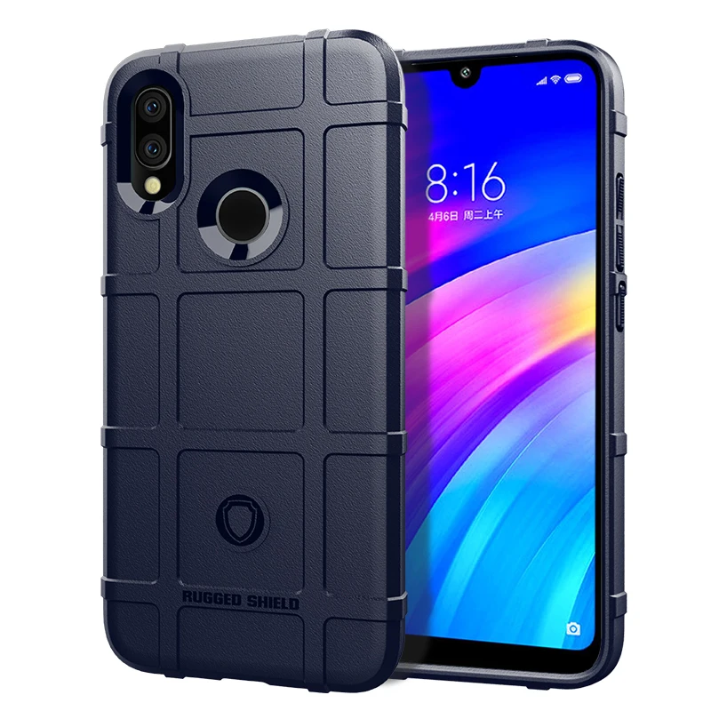 Прочный чехол Redmi Note 7 для Xiaomi Pro противоударный мягкий чехол-бампер |
