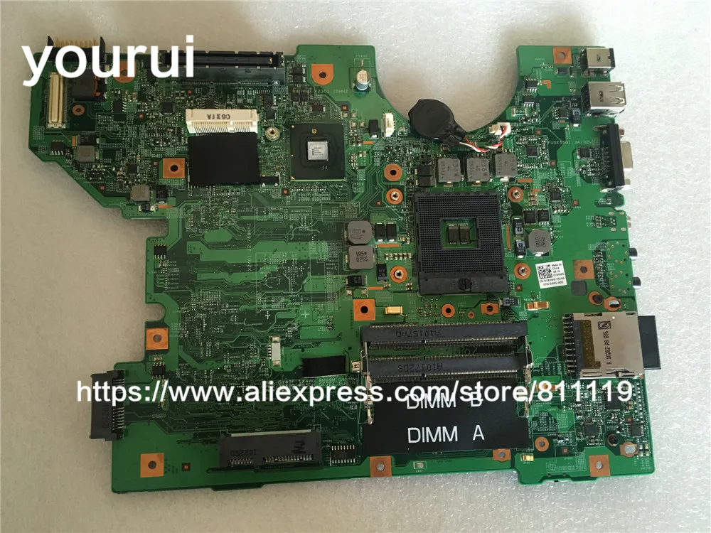 

yourui For Dell Latitude E5510 Replacement Laptop For Motherboard CN-01X4WG 01X4WG 1X4WG