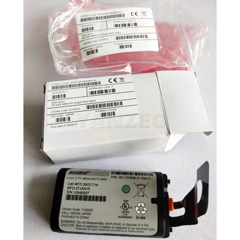 Батарея для Motorola символ li-ion 3,7 V 4800 мАч P/N: 82-127909-01 Для MC3000 MC3090 3090G серии