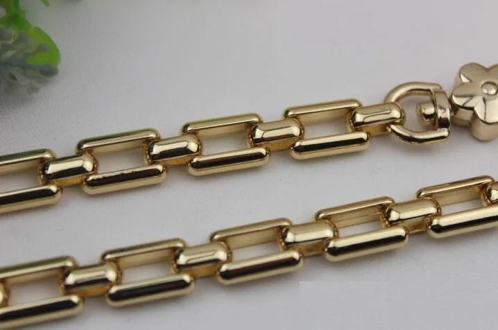 Золотистое, серебристое покрытие высокого класса DIY кожа 60 см сумка aglet цепь Соединительная Скоба декоративные аксессуары
