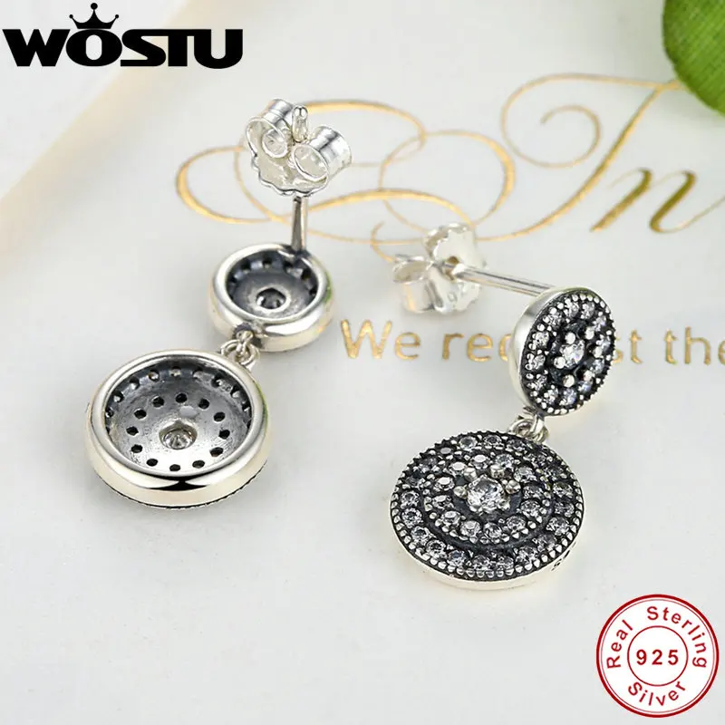 Женские винтажные серьги капельки XCHS471 из 100% стерлингового серебра 925 пробы с