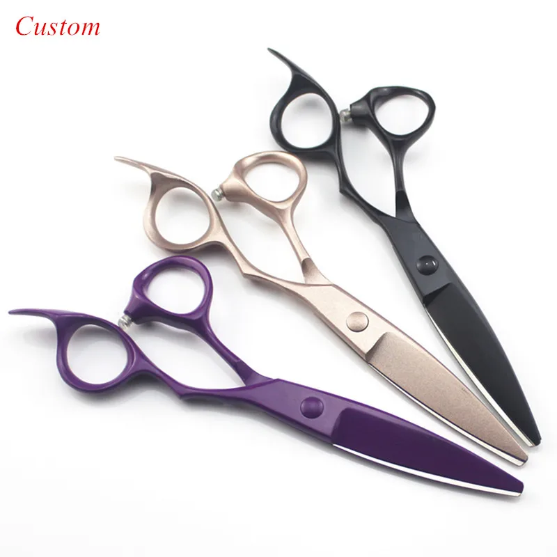 Профессиональные японские Парикмахерские ножницы 440c на заказ 6 дюймов Цветные