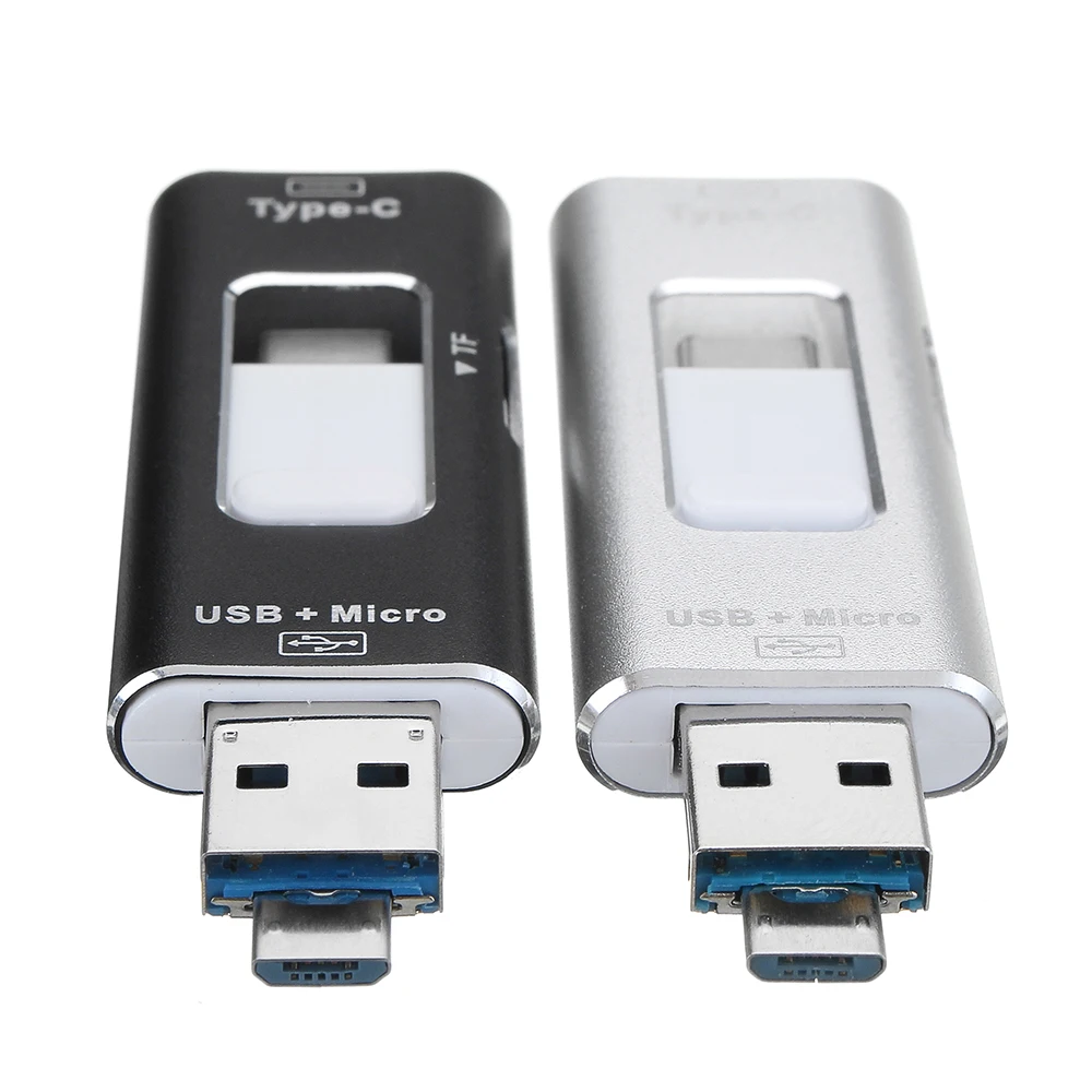 Bakeey 3 в 1 Type C USB Micro OTG адаптер с TF картой SD кардридер для мобильного телефона