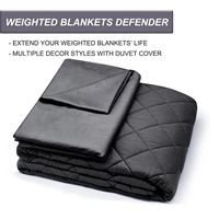 Blanket and cover HOMEME утяжеленное одеяло 15 фунтов для взрослых около 130-160 фунтов | 60 ''* 80'' | Серый | Премиум хлопок со стеклянными бусинами | - Цвет: Blanket and cover