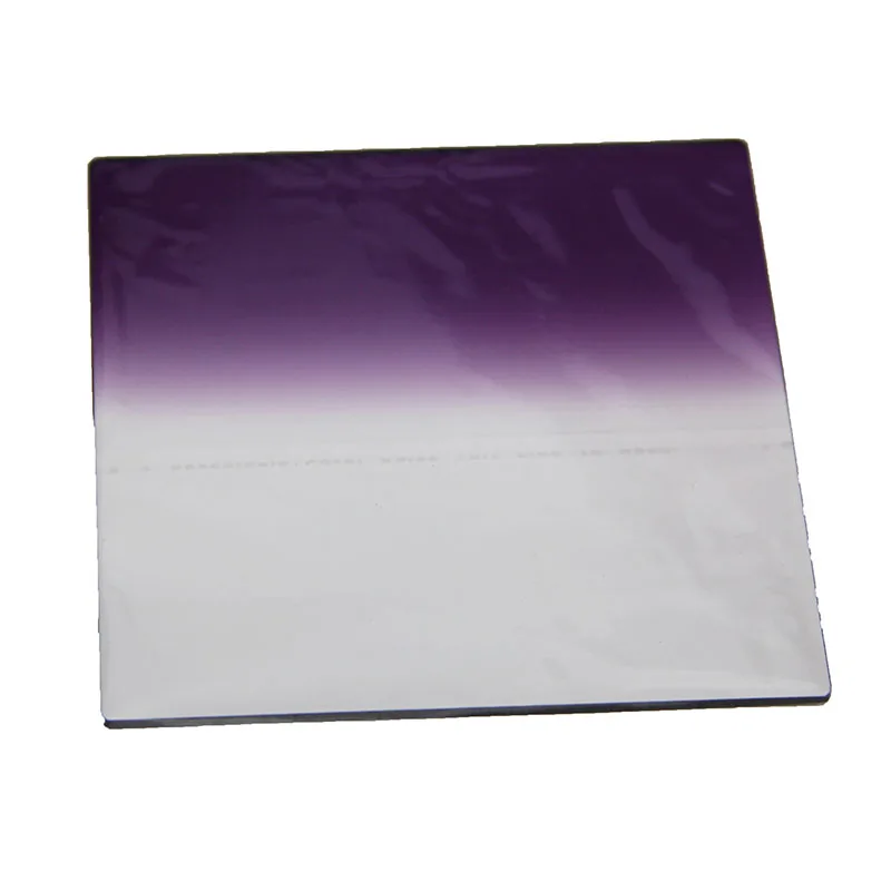 Gradient purple Камера серии P квадратный фильтр объектива градиентный полный цвет синий красный оранжевый закат желтый для Cokin P Canon Nikon sony dlsr камера - Цвет: Gradient purple