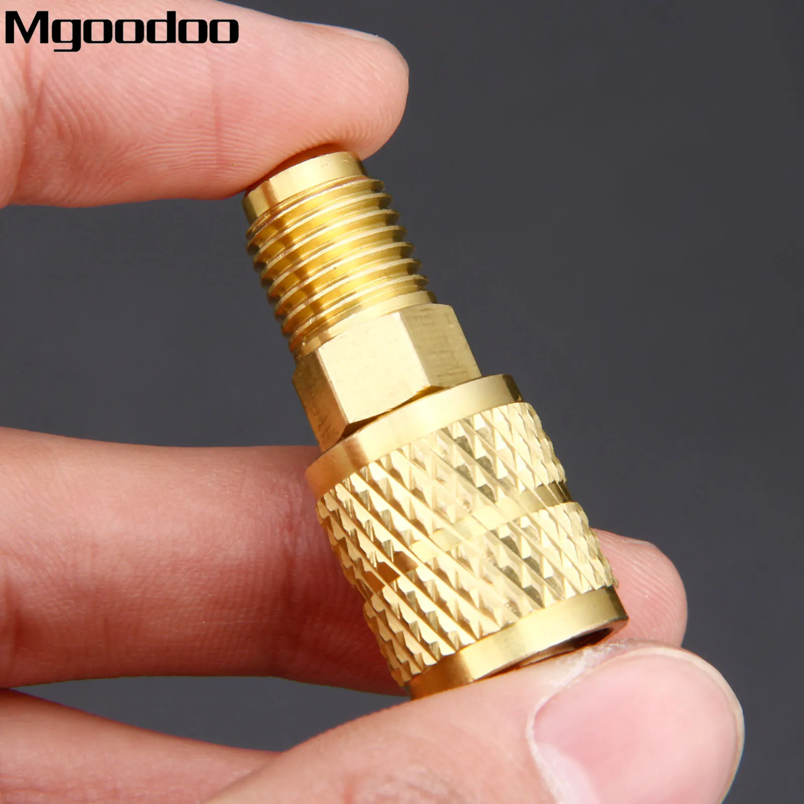 2x Mayitr R410a прямой переходник для мини переходник для кондиционеров со сплит-системой вентиляции и кондиционирования 1/" Мужской до 5/16" SAE женский зарядный шланг для вакуумного насоса