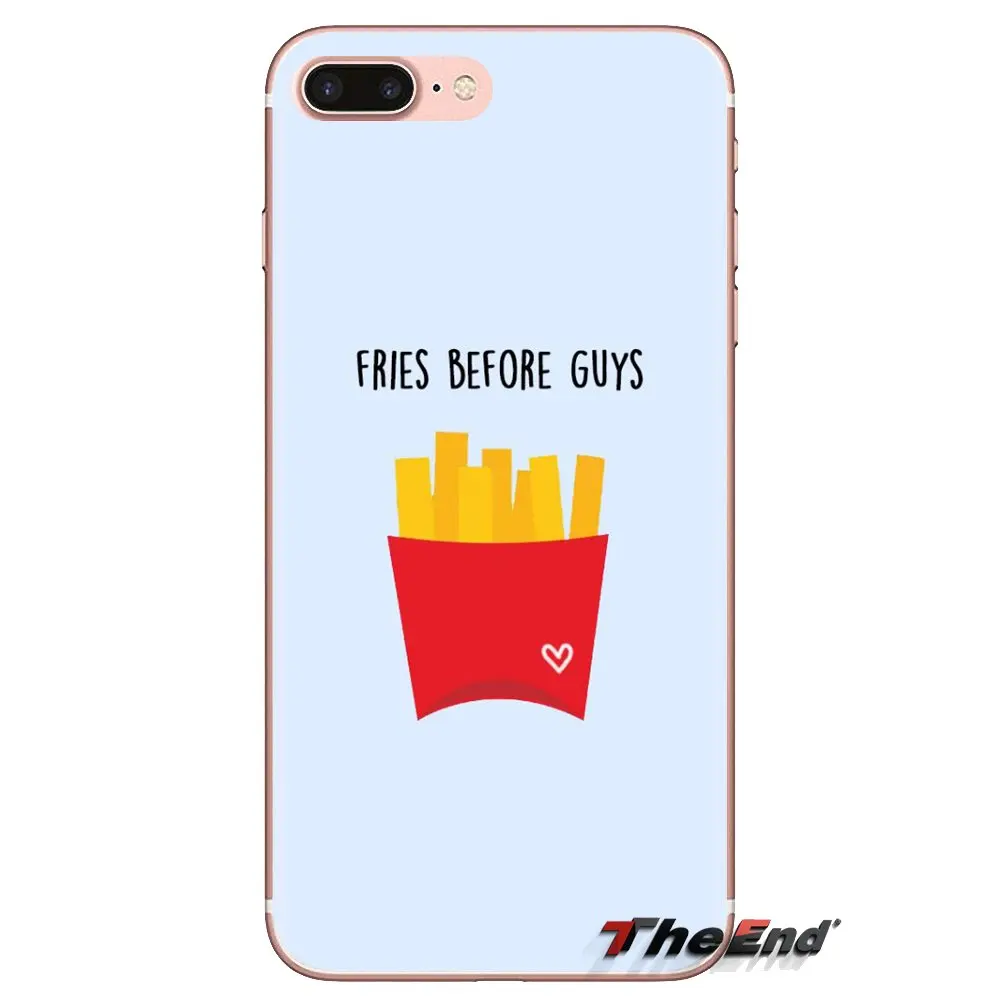 Надпись &quotFries Before Guys&quot Художественный принт для Xiaomi Redmi 4A S2 Note 3 3S 4 4X5 Plus 6 7 6A Pro