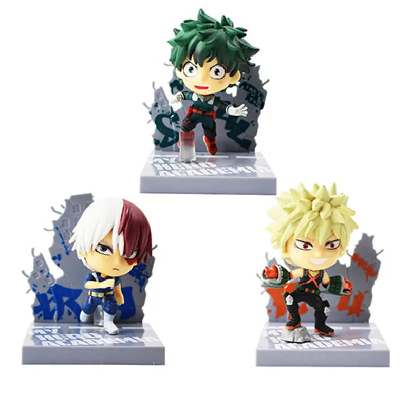 20 видов стилей мой герой 323 цифры Todoroki шото Bakugou Katsuki Izuku Midoriya Фигурки игрушки 10 см-20