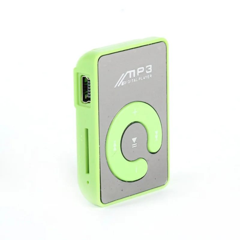 Портативный Красочный Walkman Новый мини Зеркало Клип USB цифровой Mp3 музыкальный
