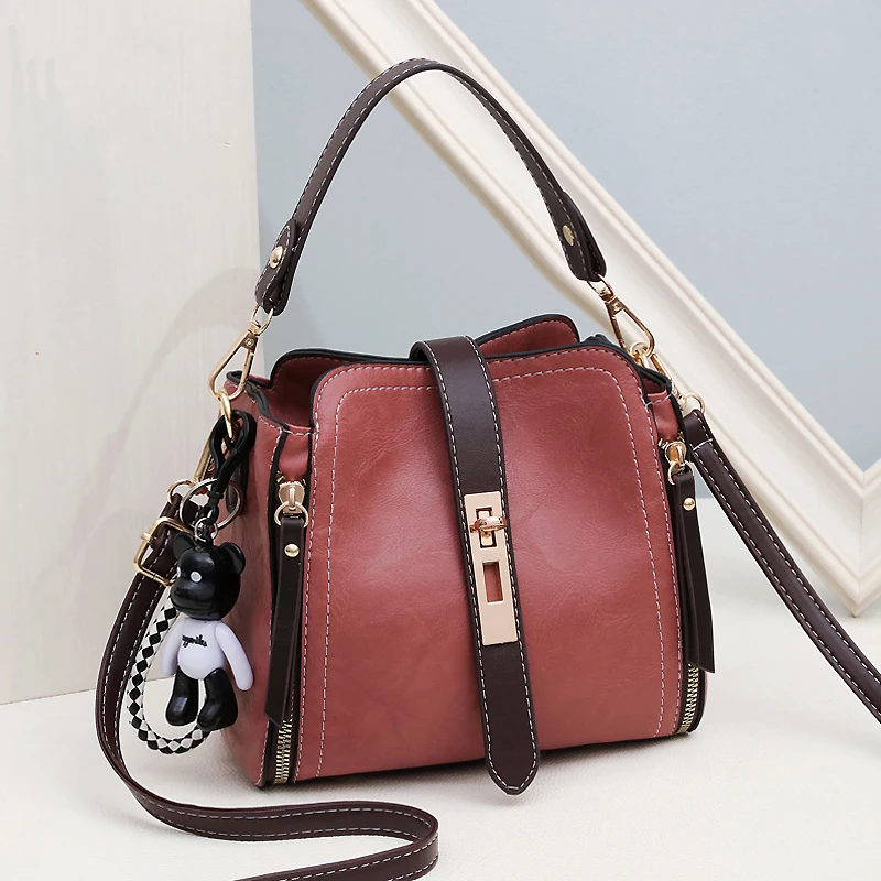 INS новая сумка женская сумка Boho Sac сумки с верхней ручкой Майкл Твердая Сумка через плечо из искусственной кожи для женщин Bolsa Feminina