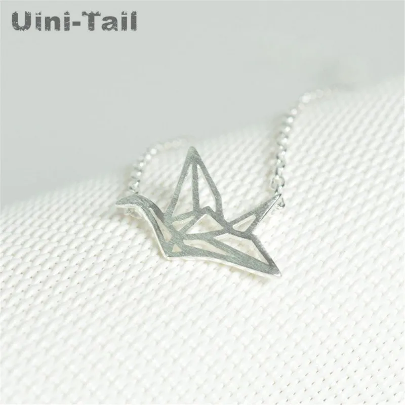 Классическое популярное ожерелье Uini Tail из стерлингового серебра 925 пробы с милым