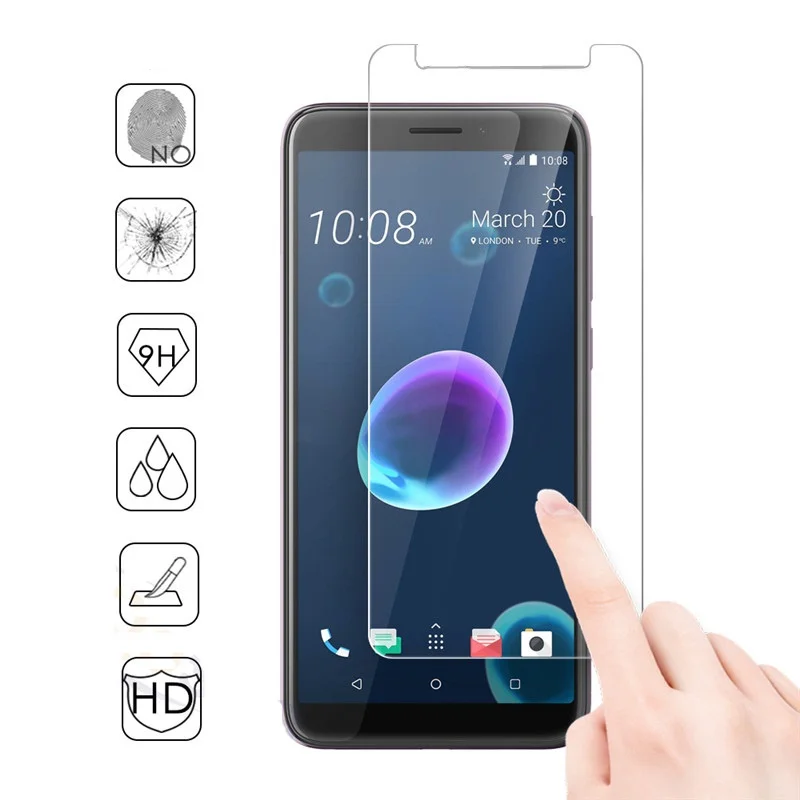 1 шт./лот Высокое Качество Премиум Закаленное стекло пленка для HTC Desire 12 плюс/Desire