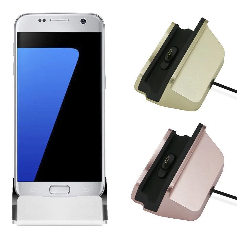 Зарядное устройство Vogek настольное зарядное для iPhone Samsung Huawei Type c Android подставка