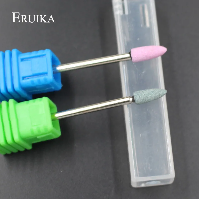 ERUIKA 6 шт., керамический камень, сверло для ногтей, электрические фрезы, фрезы для маникюра, фрезы, аксессуары для ногтей, инструменты для педикюра