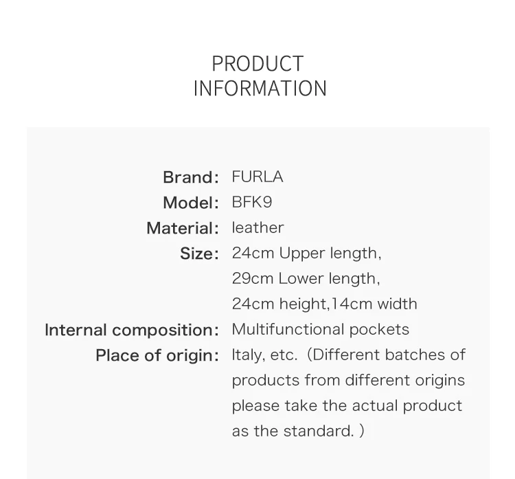 FURLA piper сумка BFK9 кожаная сумка