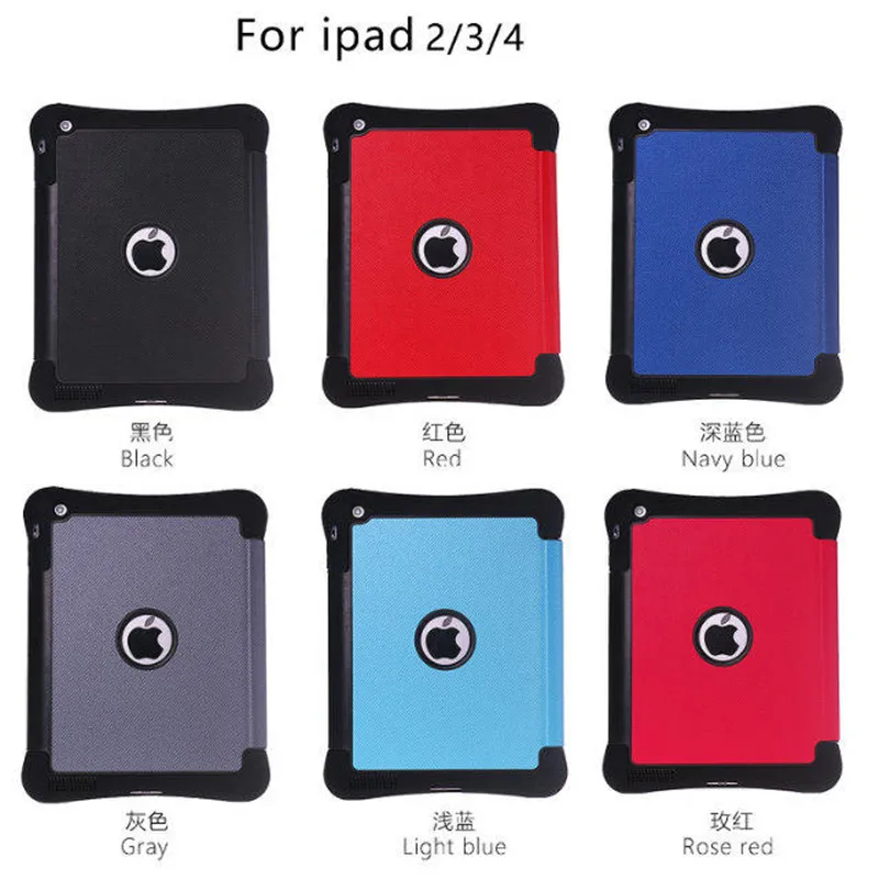 Модный защитный чехол с алмазным узором для Ipad 2 3 4 кожаный блестящей простой