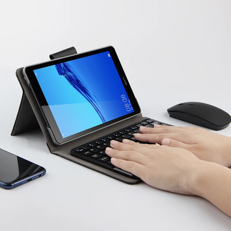 Чехол для Huawei Mediapad M5 lite 8 0 дюйма Женская Bluetooth клавиатура защитный чехол из