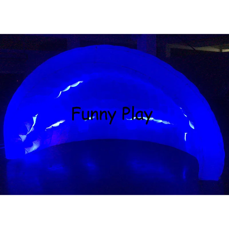 Надувная палатка Luna pod 4 м для выставки белая портативная наружная купольная
