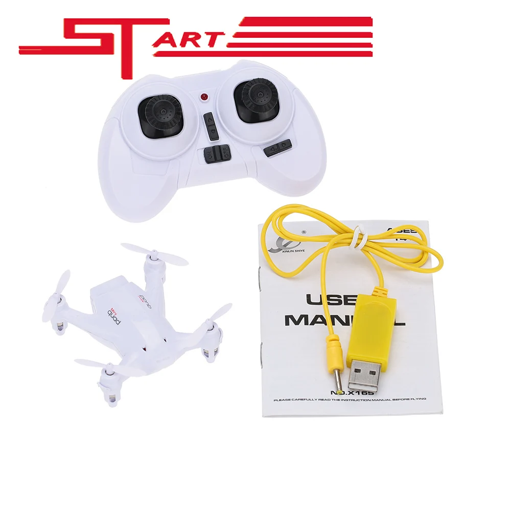 2016 Xinlin X165 2.4 ГГц 4CH 6 ось RC Дроны Мини вертолет Дрон Nano Мультикоптер VS МИНИ Drone CX-10D