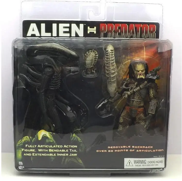 NECA 1 комплект инопланетянин Vs хищник ПВХ Коллекционные Фигурки игрушки 21 см |