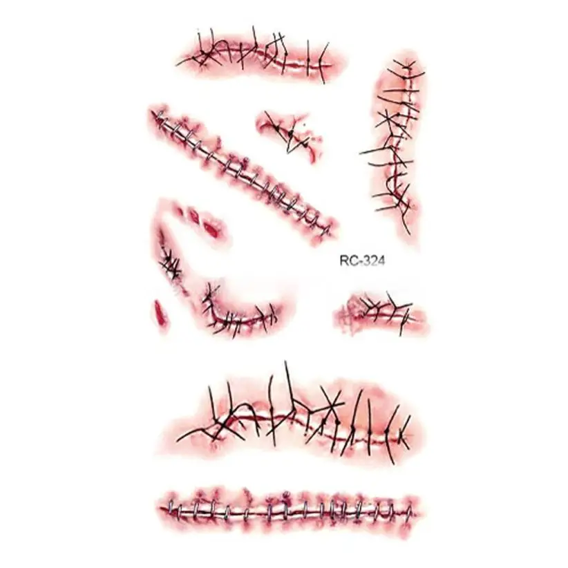 Временная тату маска для лица 2 шт. с сахарным черепом бесплатная доставка