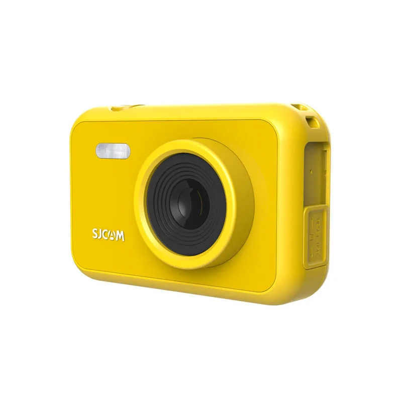 Цвет: желтый SJCAM дети Камера 1080 P FunCam 2," ЖК-дисплей Экран видео Регистраторы подарок на день рождения развивающие цифровой фотографии детей Камера - Цвет: Цвет: желтый