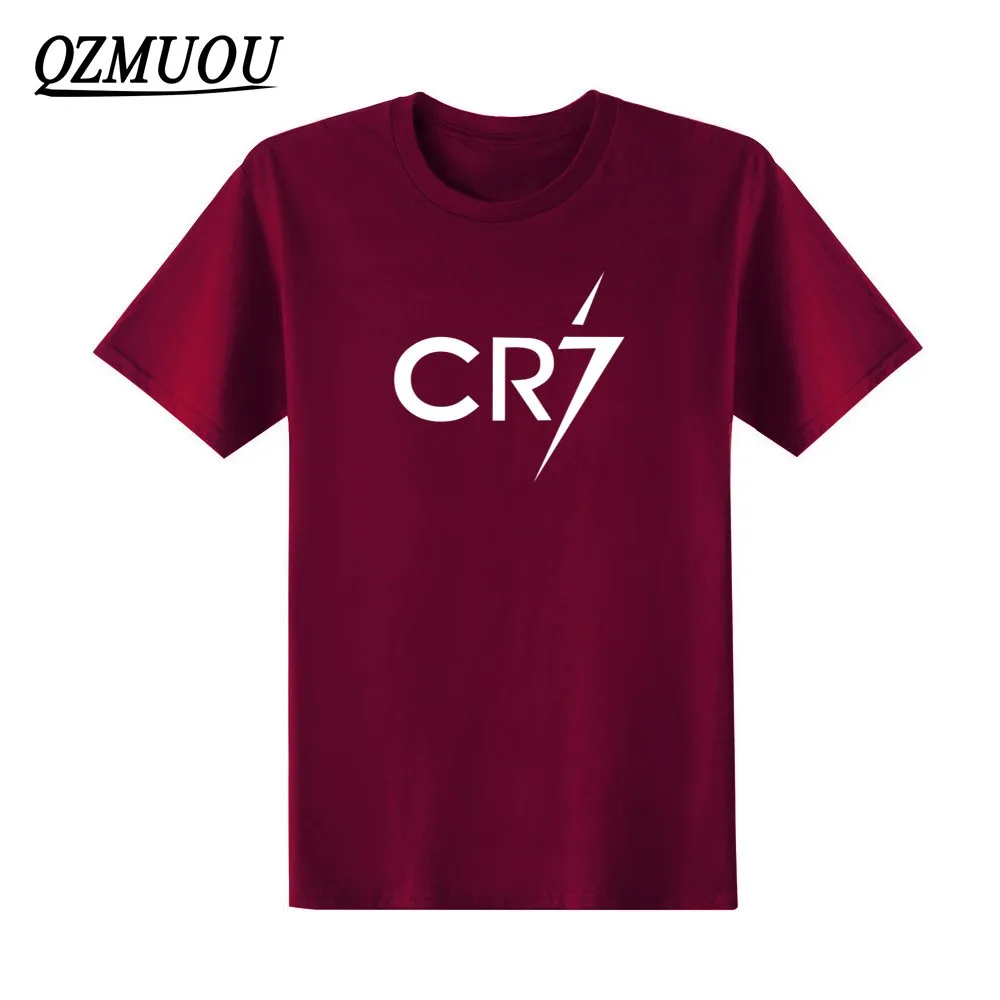 Новинка, модные мужские футболки крутая футболка с Роналдо CR7 Christiano, хлопковые футболки с принтом на заказ размер XS-XXL