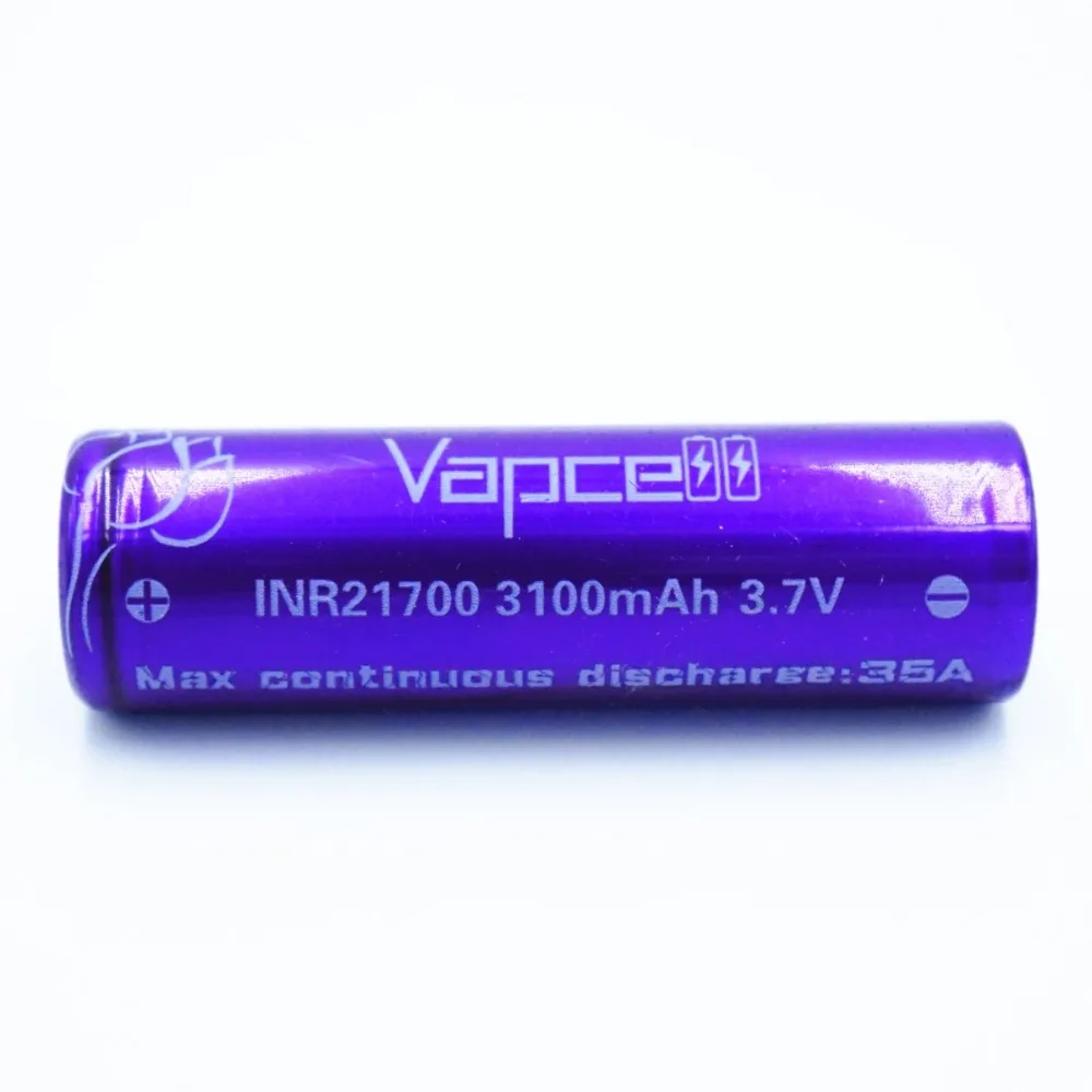 2 шт. VAPCELL INR21700 3100 мАч 35A большой дымовой электронный мощный электрический