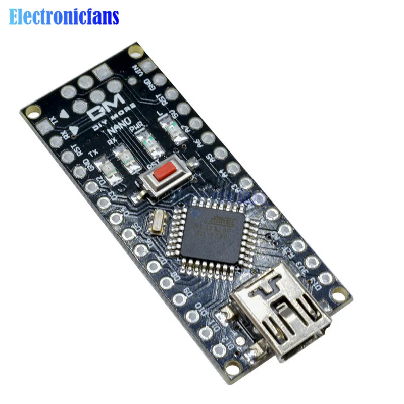 10 шт. плата контроллера Mini USB PL2303TA Nano 4 0 3 ATmega328P для Arduino 5 В 16 м драйвер Набор