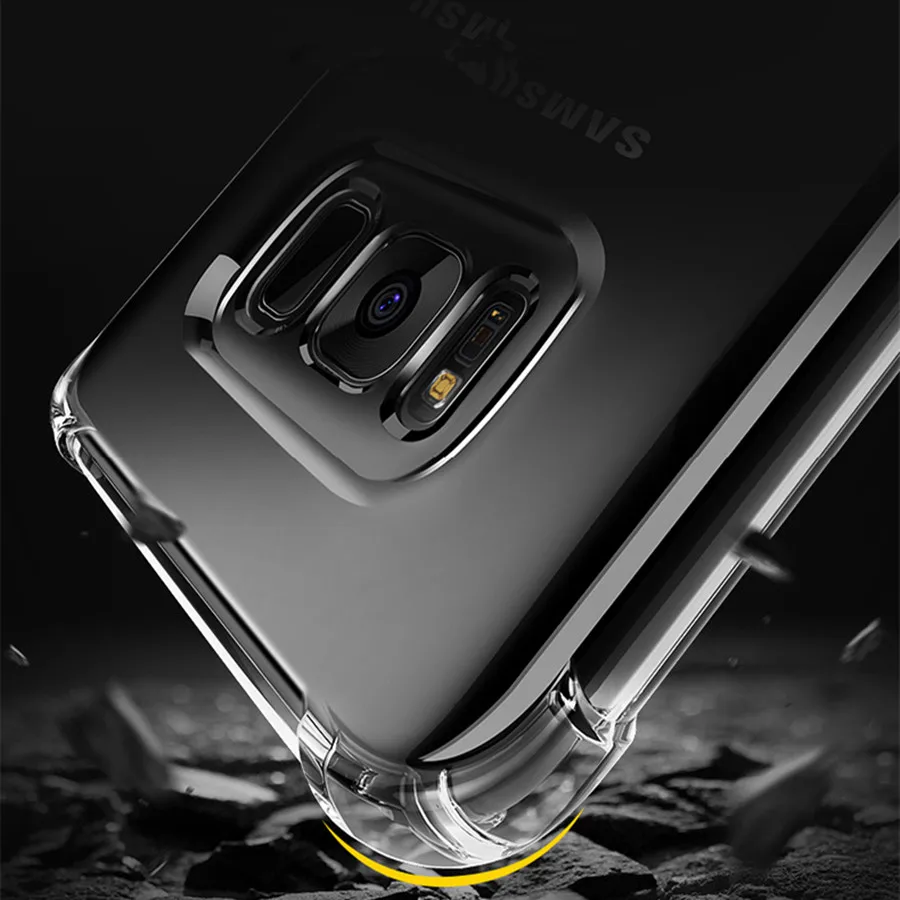 Противоударный полный защитный ТПУ чехол для Samsung Galaxy A3 A5 A7 J3 J5 J7 Pro 2017 A6 A8 J4 J6 Plus Prime