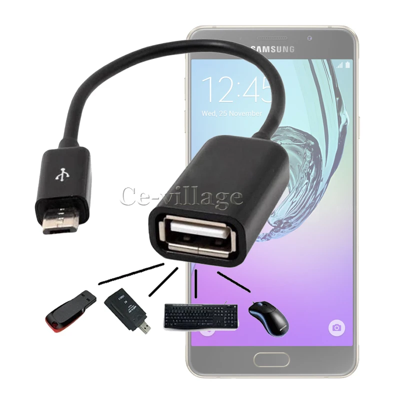 Для Samsung Galaxy A5 A510 A510F A7 A710 A710F 2016 Micro USB OTG синхронизации данных подключения адаптера