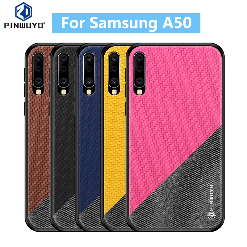 Чехол PINWUYO Honors для Samsung Galaxy A50 чехол с тесьмой ткань ТПУ мягкий ПК жесткий защитный